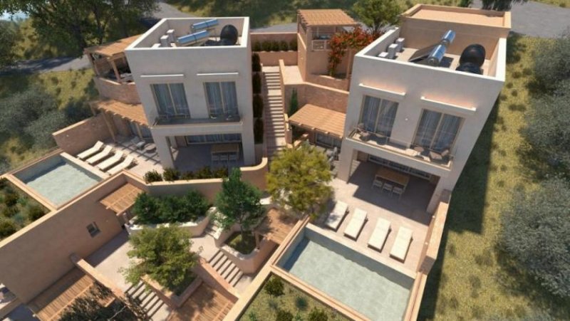 Marathokefala Kreta bei Kolymvari: Moderne Villa mit 2 Schlafzimmern, privatem Pool und Meerblick Haus kaufen